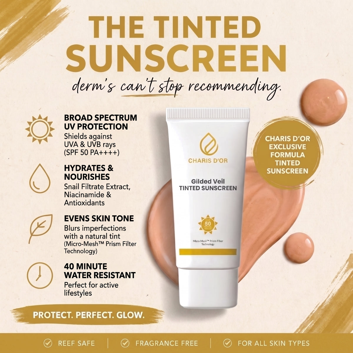 Gilded Veil Tinted Sunscreen