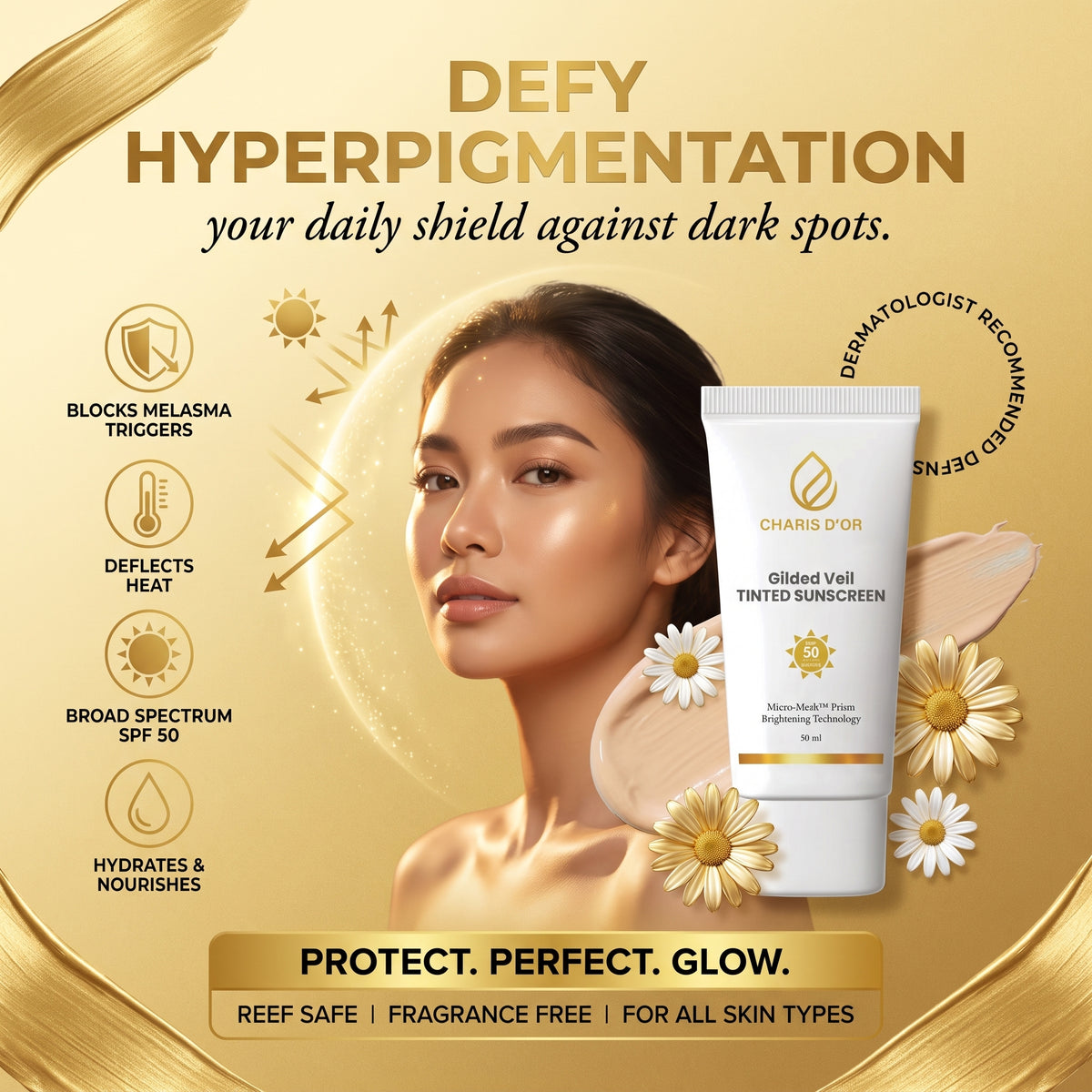 Gilded Veil Tinted Sunscreen