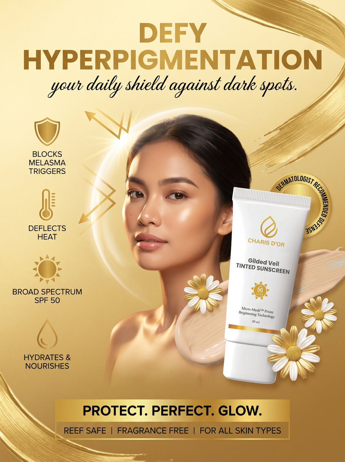 Gilded Veil Tinted Sunscreen