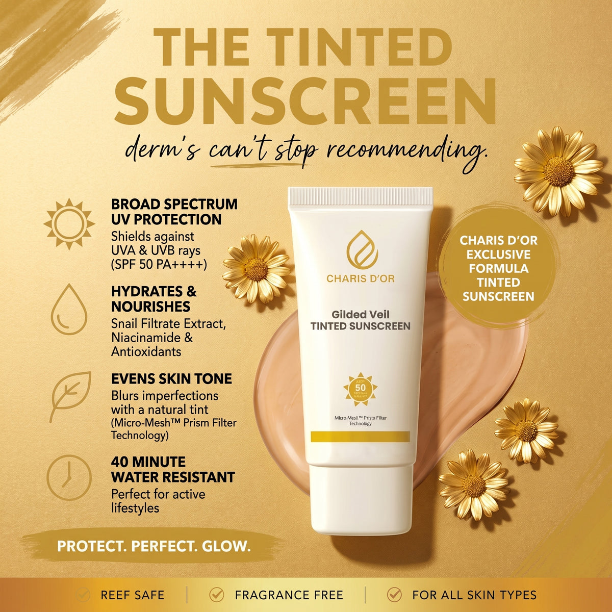 Gilded Veil Tinted Sunscreen