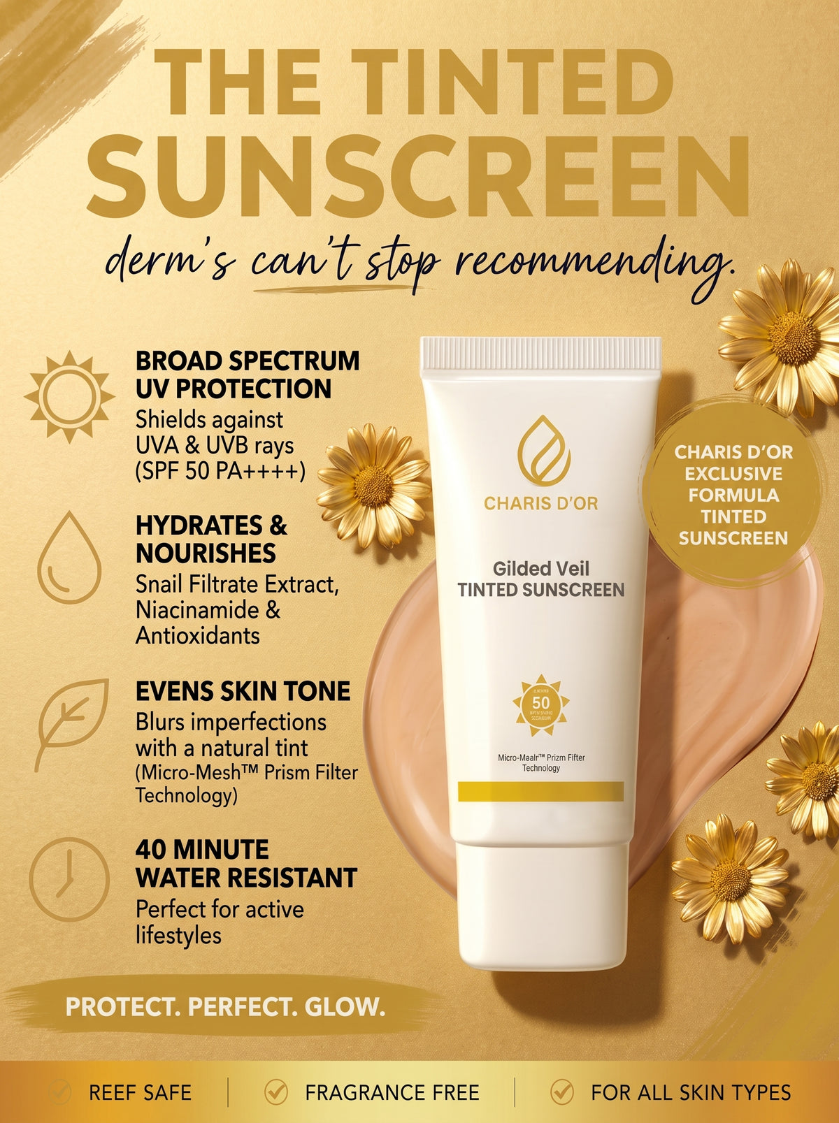 Gilded Veil Tinted Sunscreen